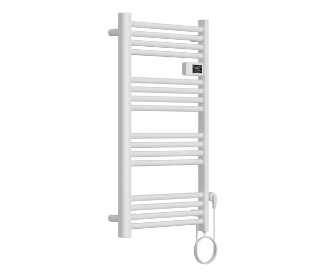 Radiador toallero eléctrico mural Follo 500W 16 tubos aluminio 96x54cm - Blanco
