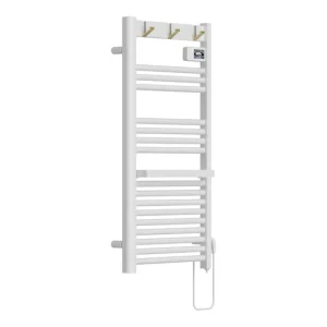 Radiador toallero eléctrico mural Uvdal 500W 16 tubos aluminio 105x50cm - Blanco