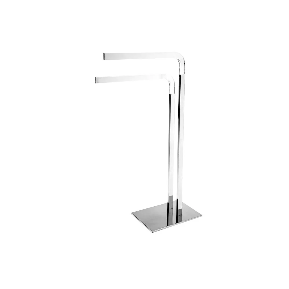 Resistente al Agua Piantana para el baño 'Ghost Porta Toallas Inox' de Cipi - cm 30x20x81h