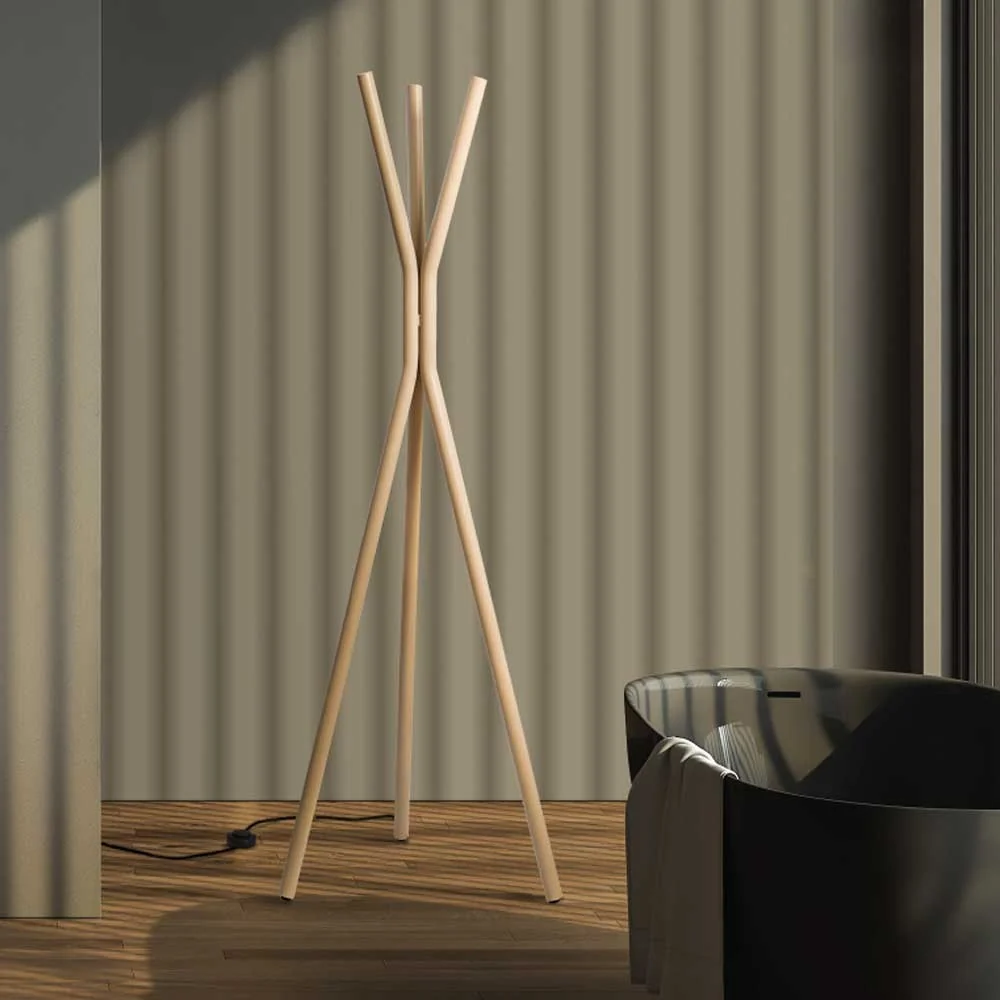 Termoarredo eléctrico independiente de diseño minimalista con función de porta toallas o perchero