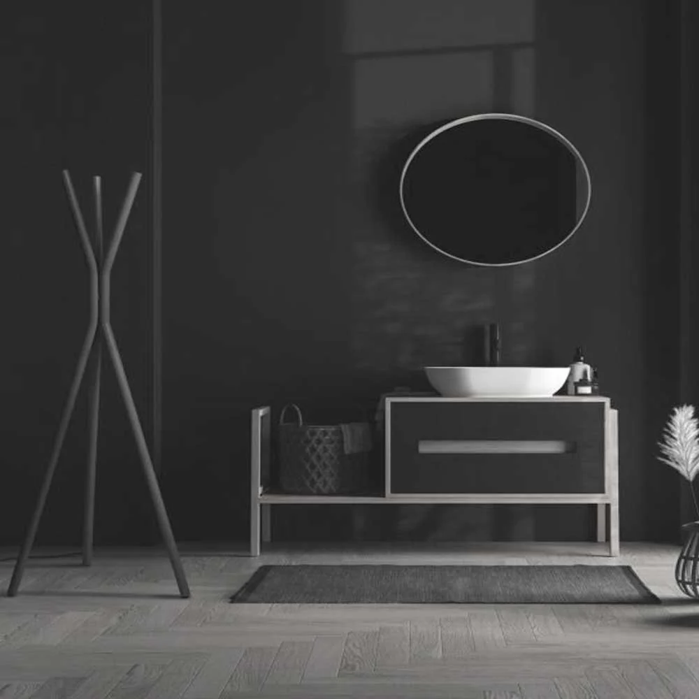 Termoarredo eléctrico independiente de diseño minimalista con función de porta toallas o perchero