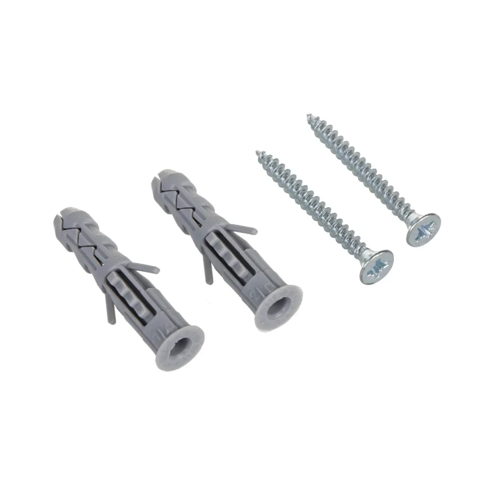 Toallero en barra con brazos móviles incl. kit de montaje blanco