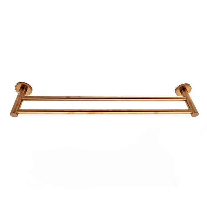 TOALLERO DE BARRA DOBLE WS 61.419G ROSE TONO ORO