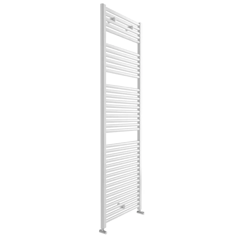 Toallero calefactor en acero pintado blanco 1230x500 distancia entre ejes 450 Lazzarini Roma 605 vatios