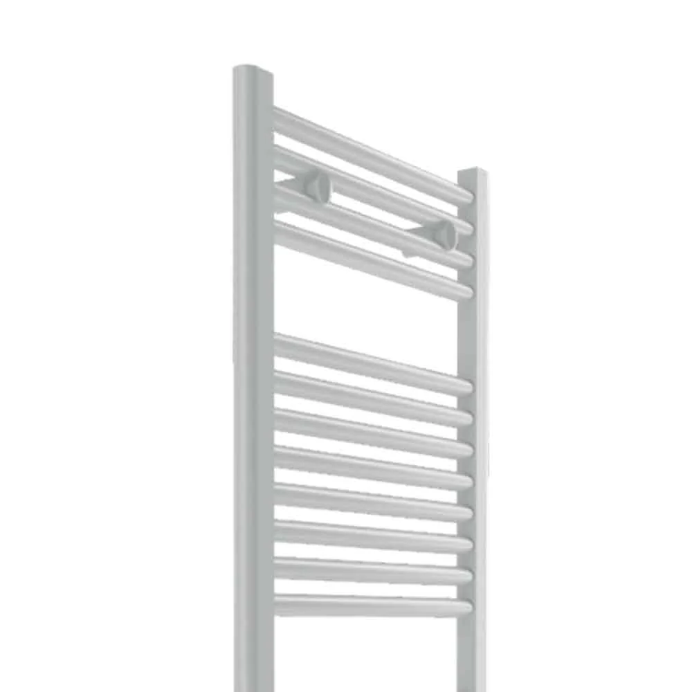 Toallero calefactor blanco adecuado para espacios pequeños 1230X400 intereje 350