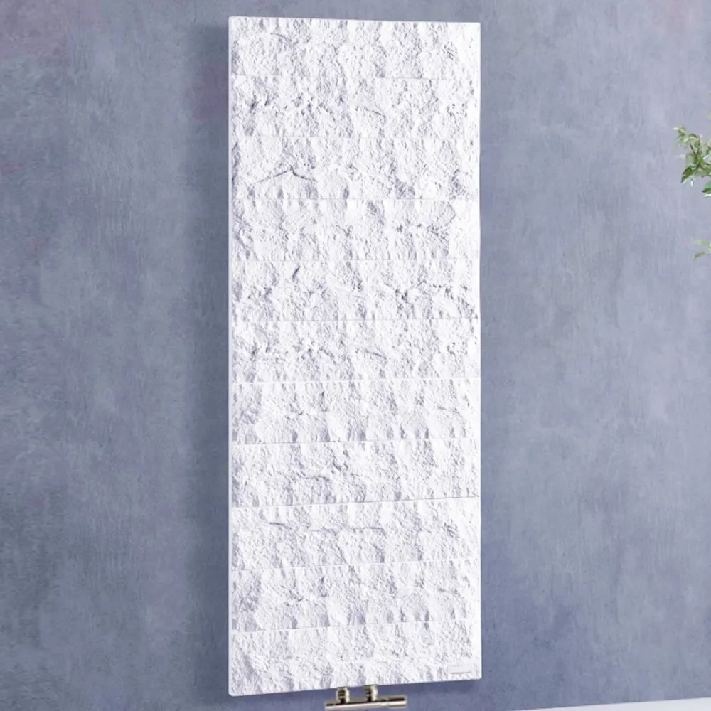 Toallero calefactor de placa modelo Toscana 180x30 cm intereje 5 cm - Blanco