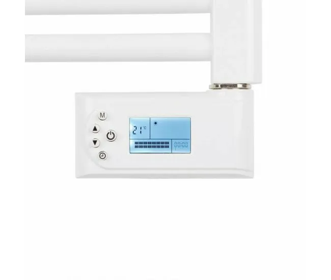 Toallero Eléctrico de Pared Orbegozo THA 315 54,5 x 12 x 88 cm Blanco Negro Metálico