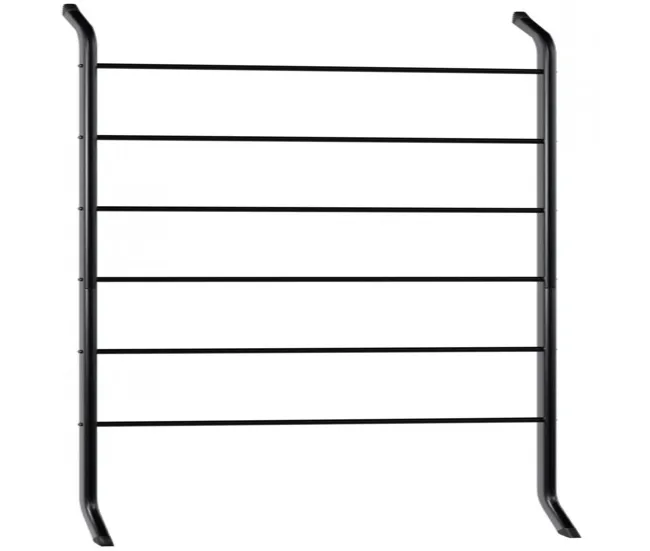 Toallero Elkin Acero Negro 15X46X147 cm