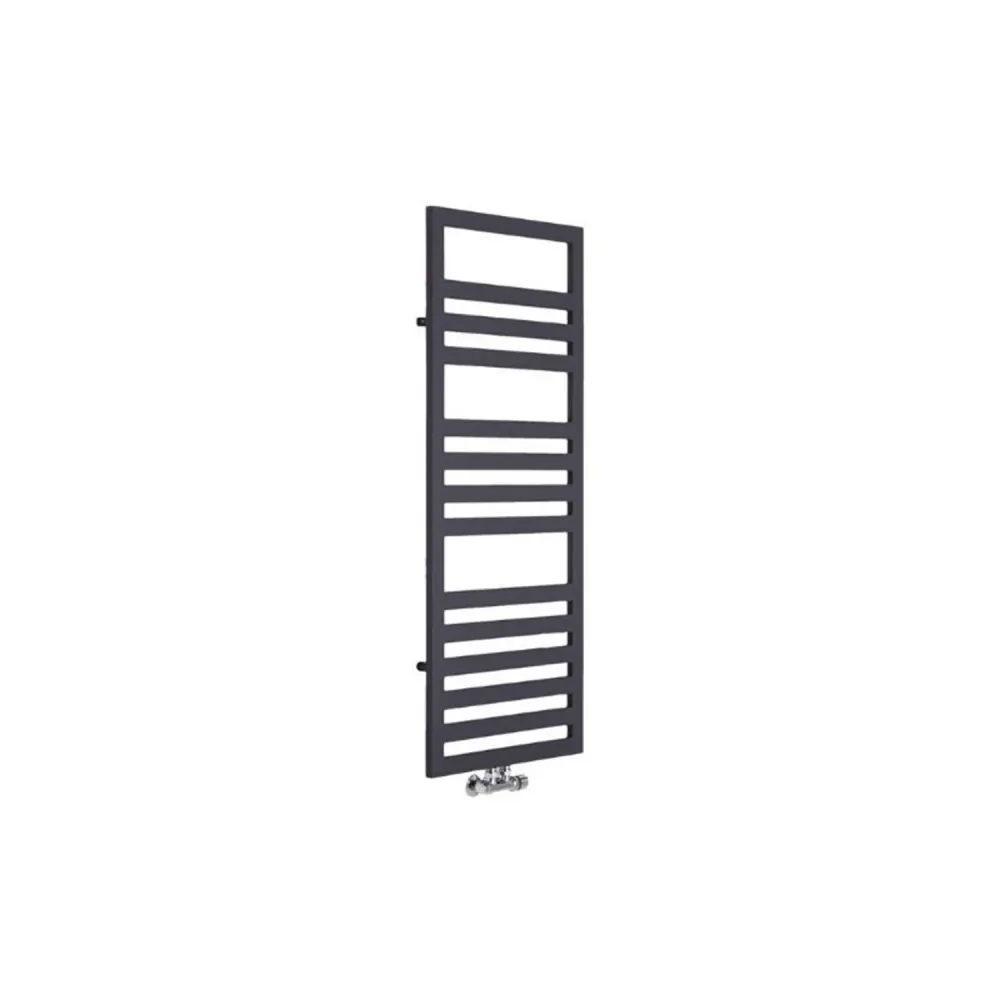 Toallero plano Lazzarini 1200x500 mm distancia entre ejes 400 mm/50 mm modelo Urbino acabado Antracita