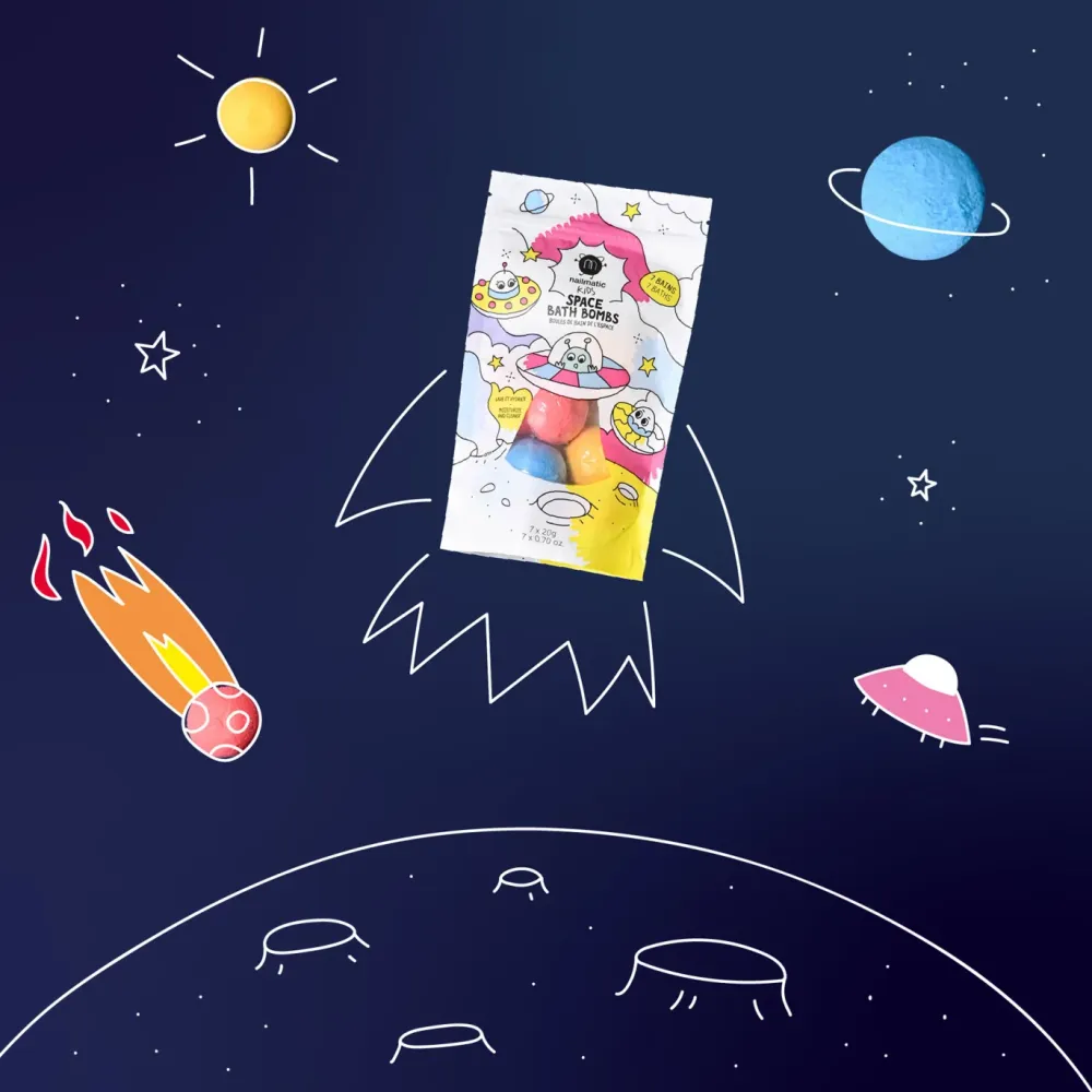 Ahorro de Agua Space Bath Bombs