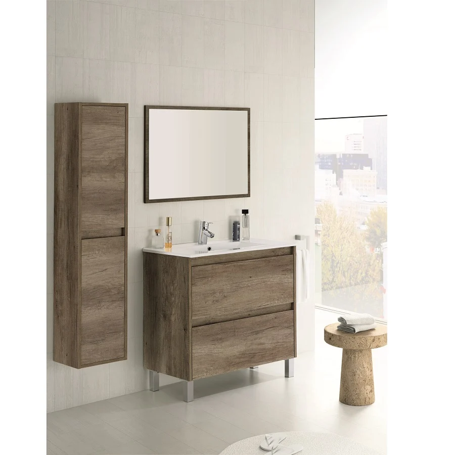 Alfombra Antideslizante Conjunto BAÑO DAKOTA con COLUMNA - Envio DE BALDE