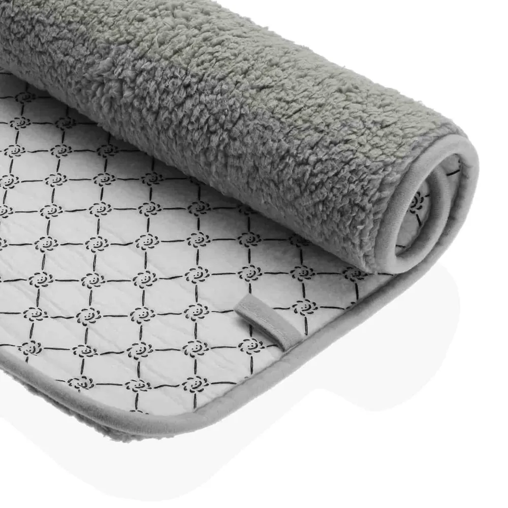 Alfombra Baño Gris 40x60cm