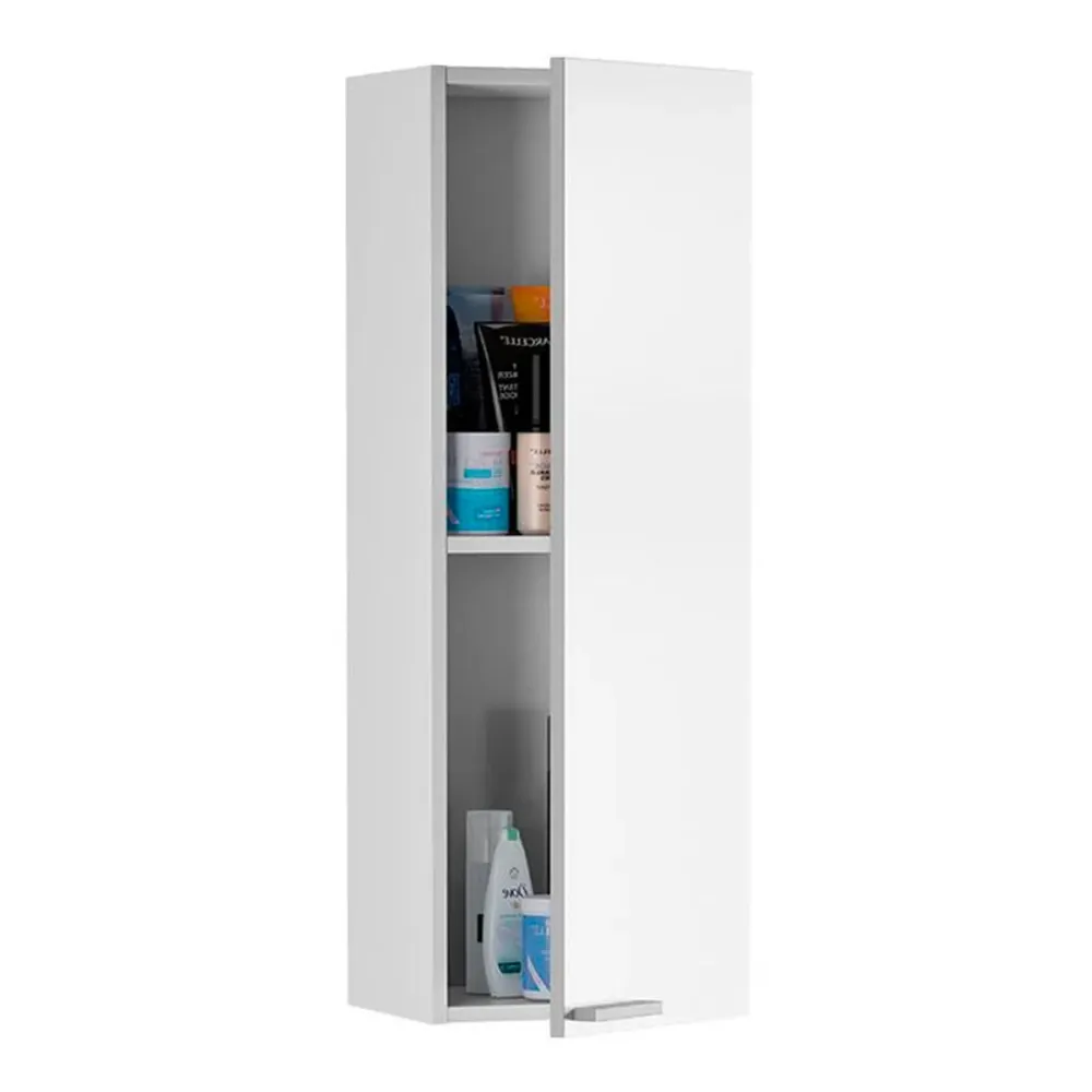Columna de baño Koncept 1 puerta blanco 85x30x25 cm