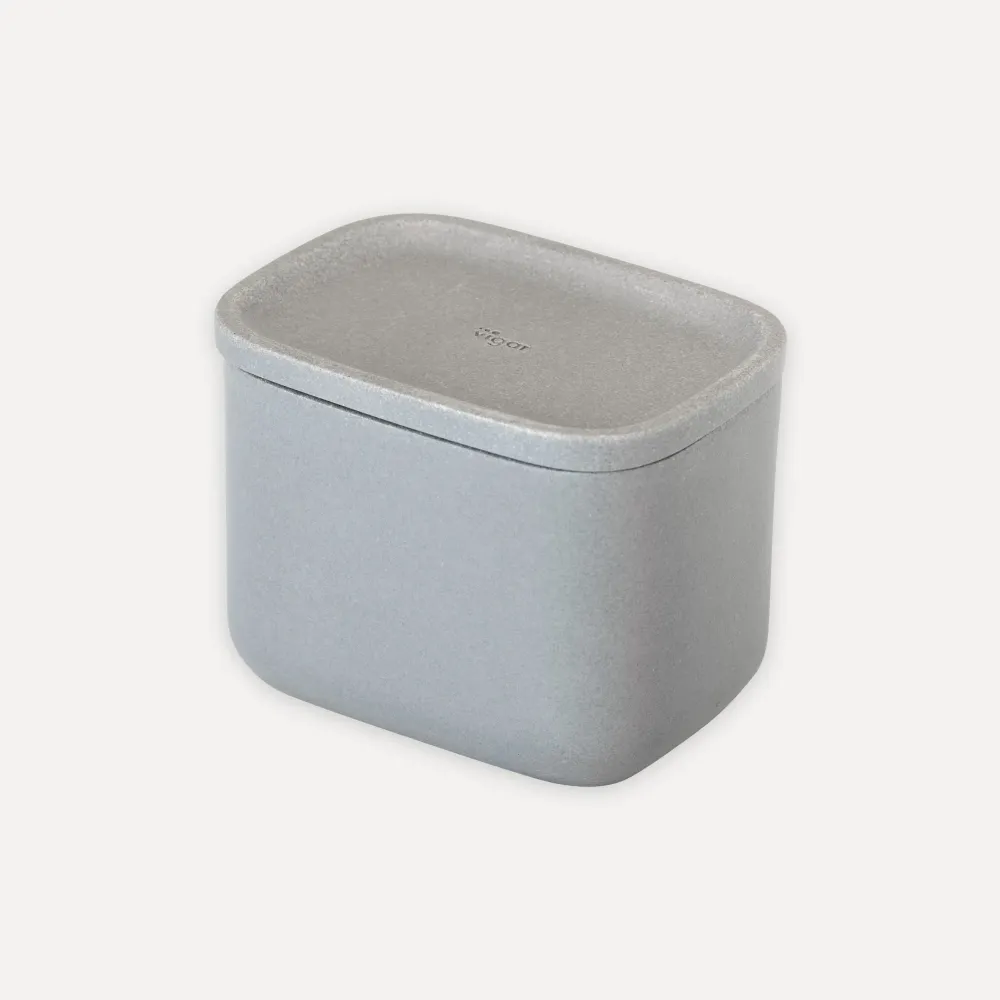 Confort Absoluto Bote de baño rectangular cemento