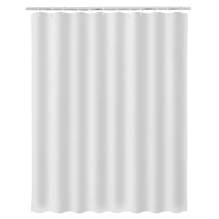 Cortina baño basic alabastro blanco 180 x 180 cm