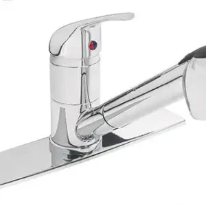 Monomando para fregadero, pull-out en Acero Inoxidable