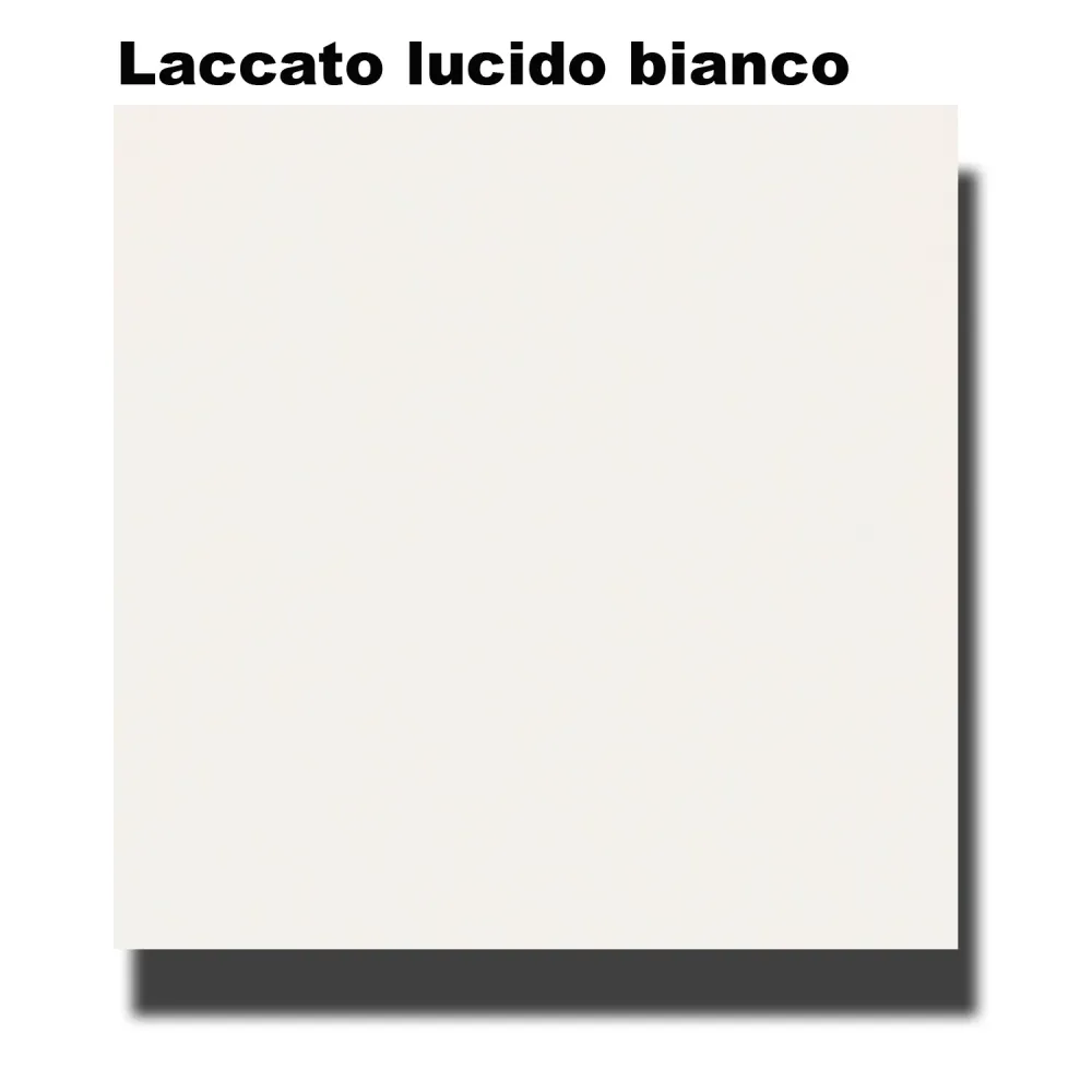 Organizador de Ducha Móvil baño suspendido Reducido 50 cm 50x190x40 lacado brillante blanco