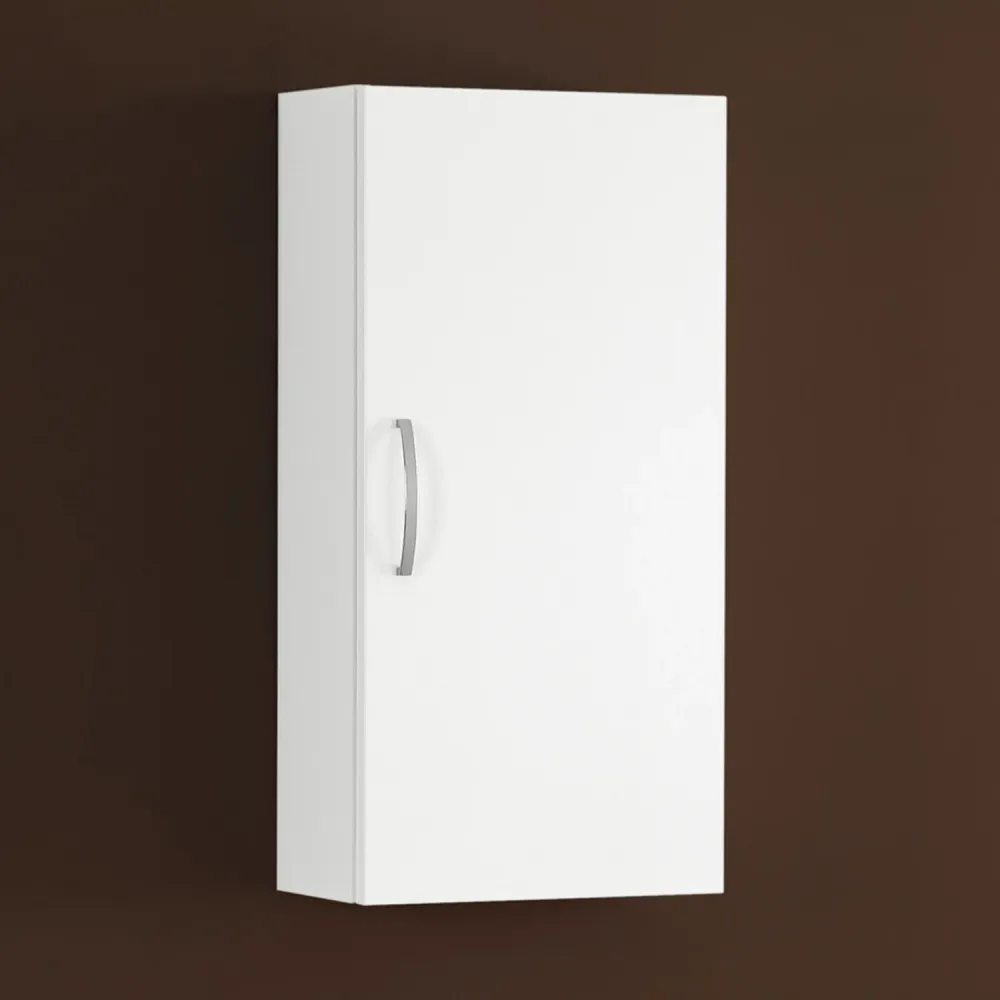 Pensile bagno sx/dx 35x71x20 cm laccato lucido bianco