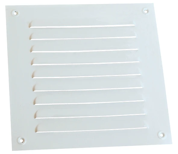 Premium de Lujo Ventilacion 20 X 20 Pvc Blanco