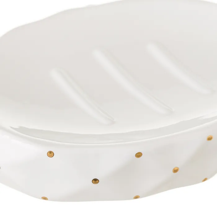 Set baño cerámica blanco 7,20 x 7,20 x 20,40 cm en Acero Inoxidable