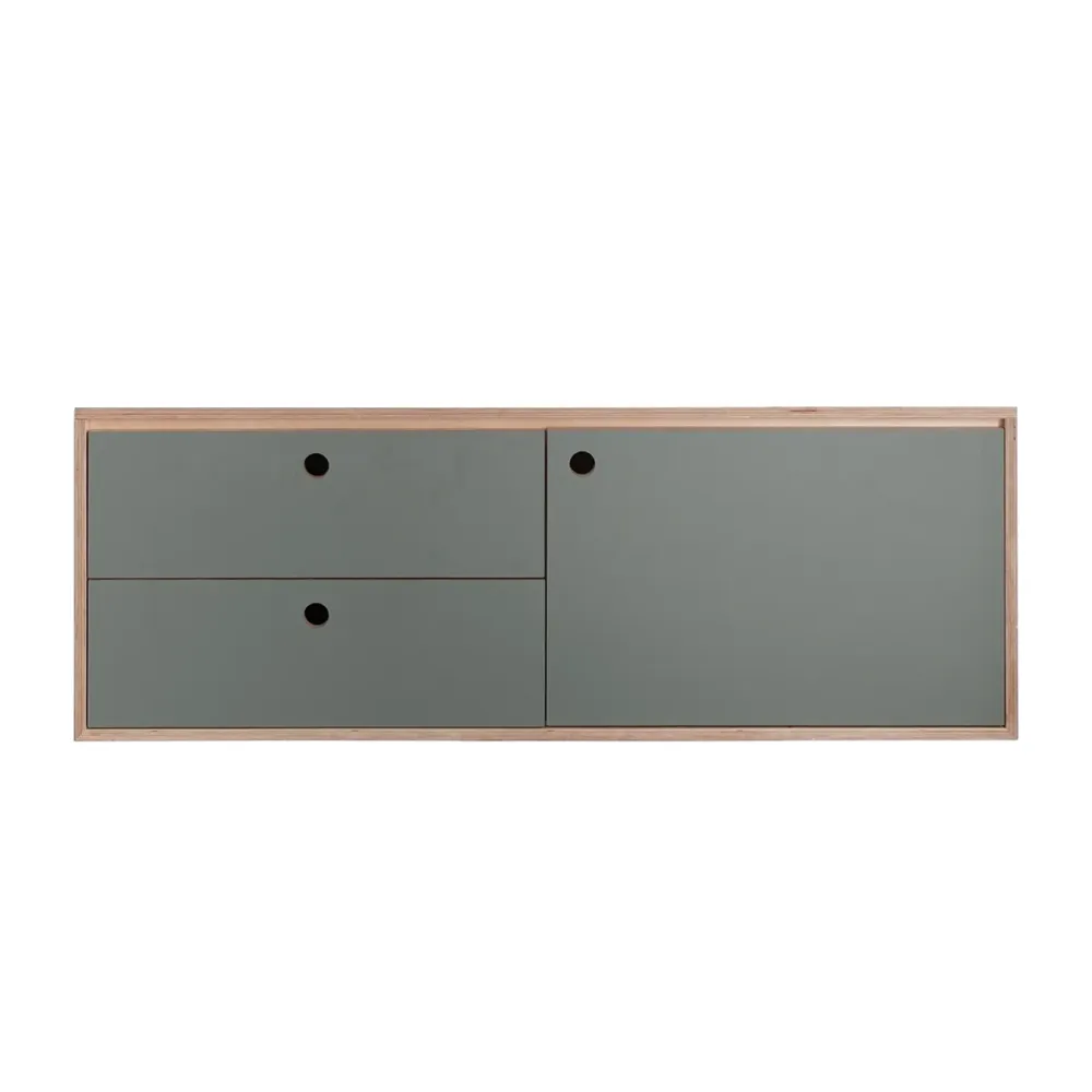 Troyes groene badkamerkast HPL - Body - 120cm