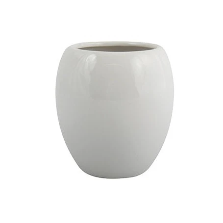 Vaso Java Blanco Cerámica Ø 8.5x10 cm en Acrílico