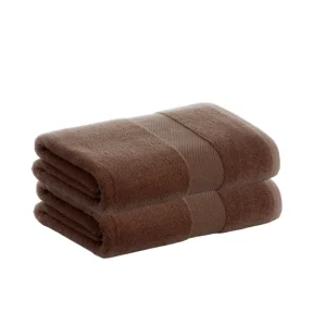 Bambú Ecológico Suave Pack 2 Toallas Chocolate Sábana de Algodón Donegal 100x150 cm Algodón 100% de 500gr/m2 de Calidad co...