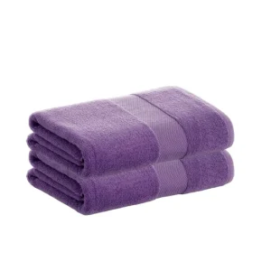 Pack 2 Toallas Malva Sábana de Algodón Donegal 100x150 cm Algodón 100% de 500gr/m2 de Calidad con Secado extra-rápido y de...
