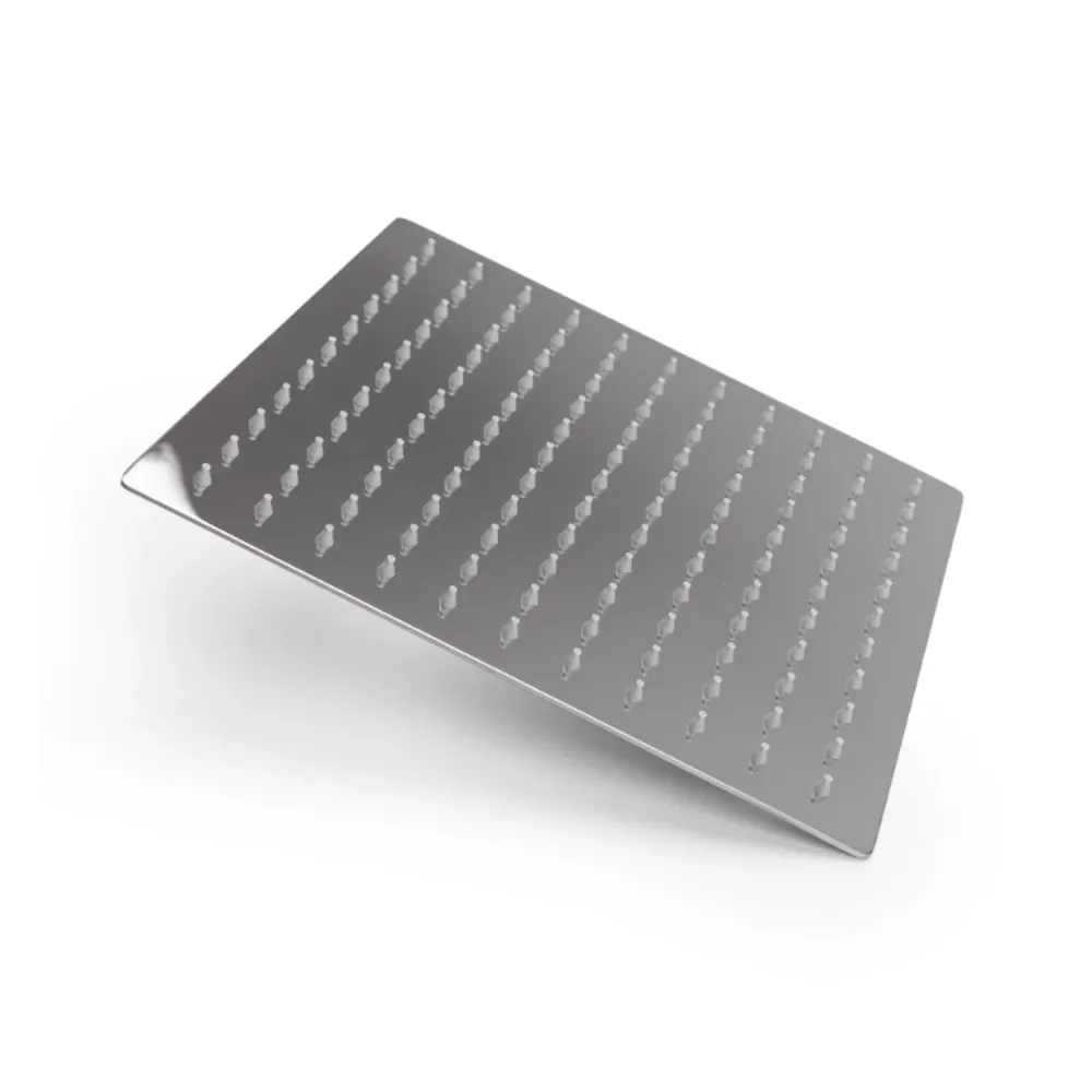 Soffione quadro modello Don 20x20 cm inox cromato Collezione Privilegiado Shower