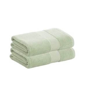 Toalla de Baño Grande Pack 2 Toallas Aqua Sábana de Algodón Donegal 100x150 cm Algodón 100% de 500gr/m2 de Calidad con Sec...
