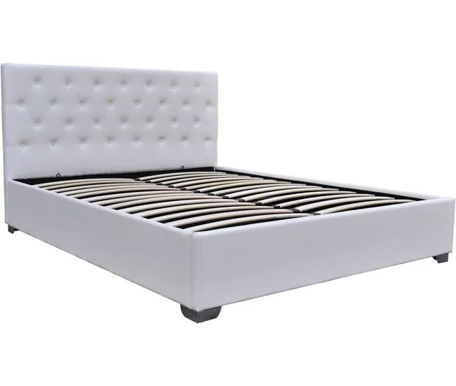 Toalla de Baño de Peso Medio Cama doble con cofre "Tino" 140 × 190 cm - Gris