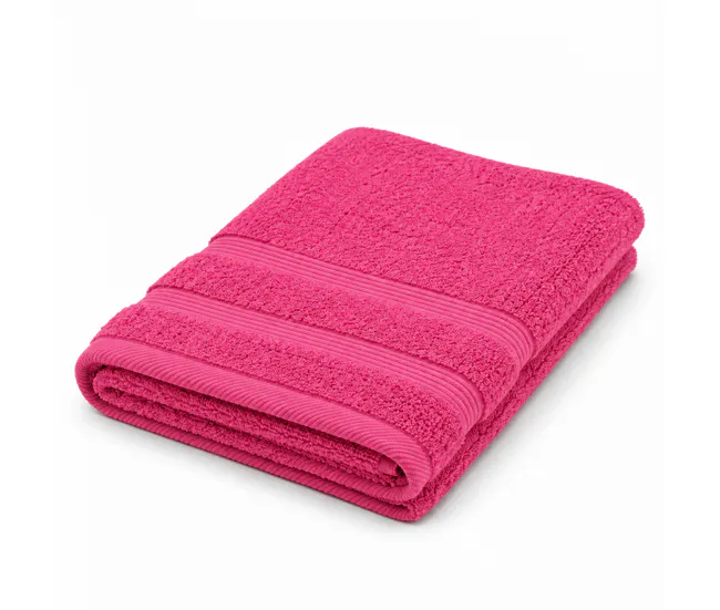 Toalla Sábana (100x150cm) Fucsia Donegal Collections (Certificado de Calidad)