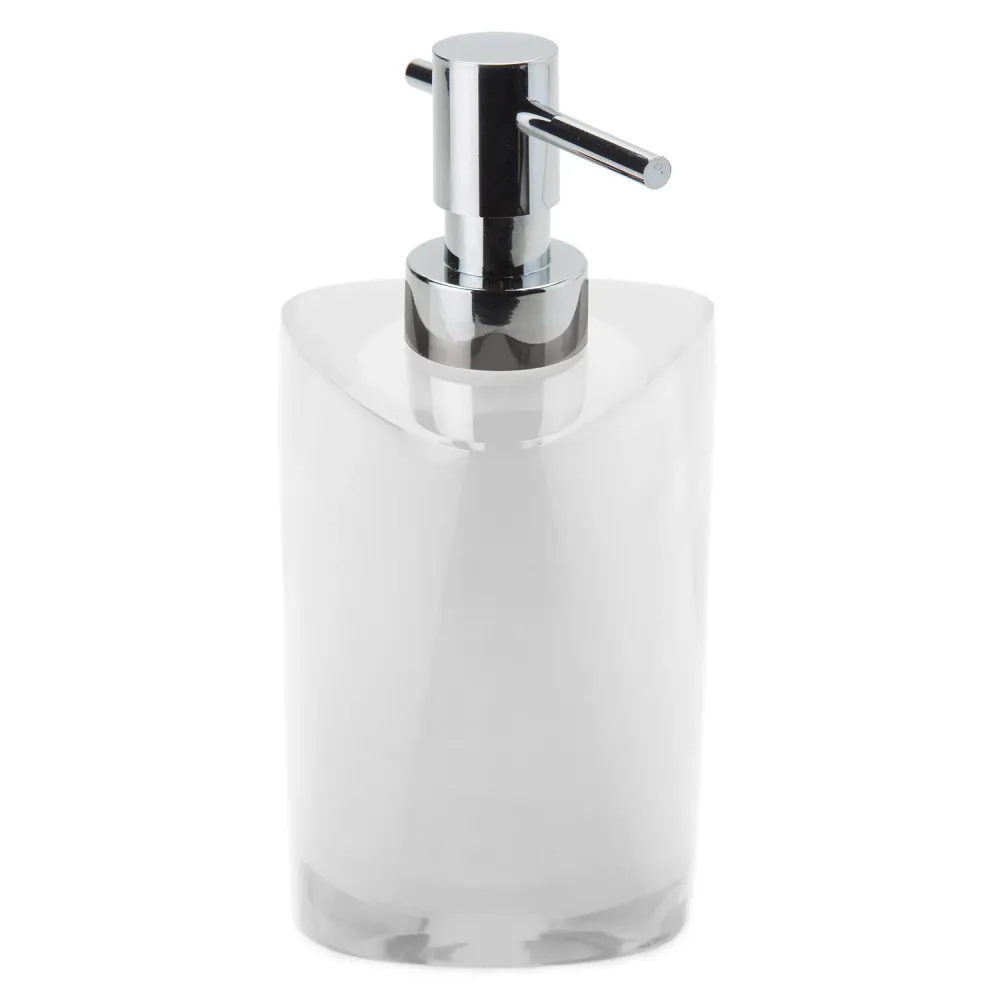 Dosasapone con erogatore metallo Gedy serie Twist - Bianco