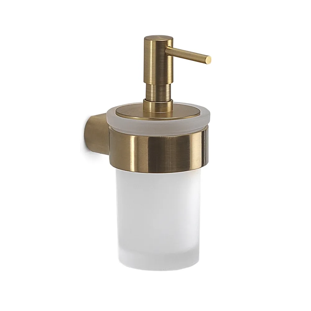 Dosasapone muro con erogatore di Gedy serie Pirenei - Oro Matt