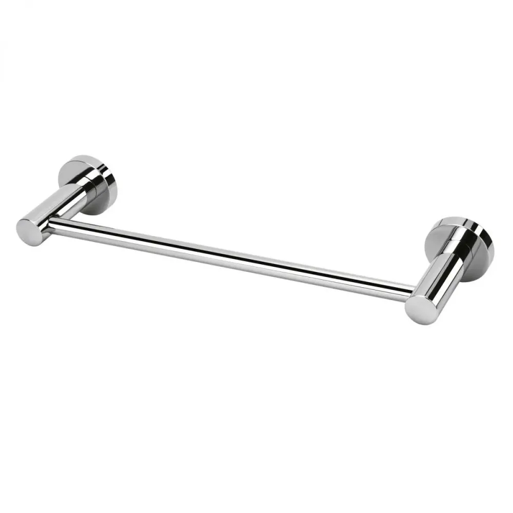 Toalla de Felpa Porta toallas cm 63,5 en latón cromado luminoso colección Plus de Colombo Design