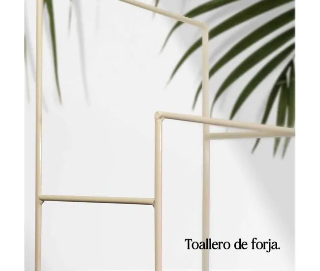 Toalla de Microfibra Toallero Delta (Color: Blanco roto)