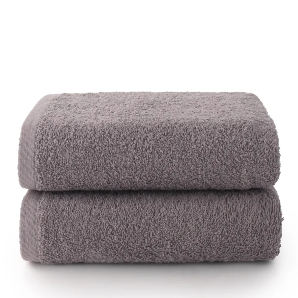 Algodón Egipcio Premium Set 2 Toallas manos (50x100) Gris
