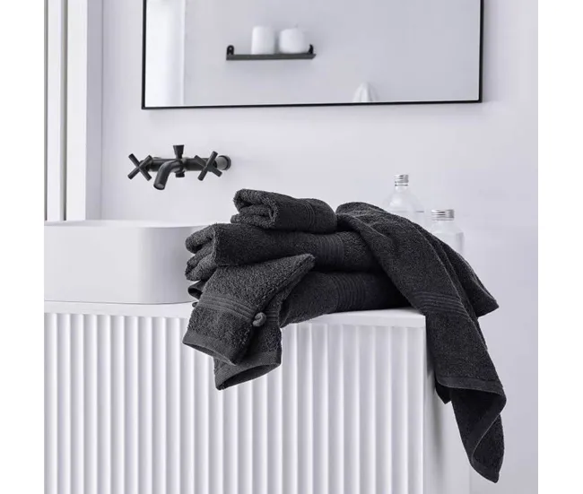 Algodón Egipcio Premium Toalla de baño TODAY Essential charcoal 70 x 130 cm