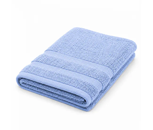 Algodón Egipcio Premium Toalla Ducha (70x140cm) Azul Medio Donegal Collections
