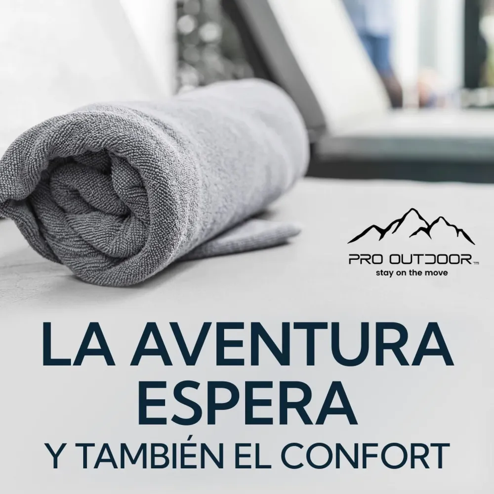 Algodón Egipcio Premium Toalla XL Microfibra Terry Gris