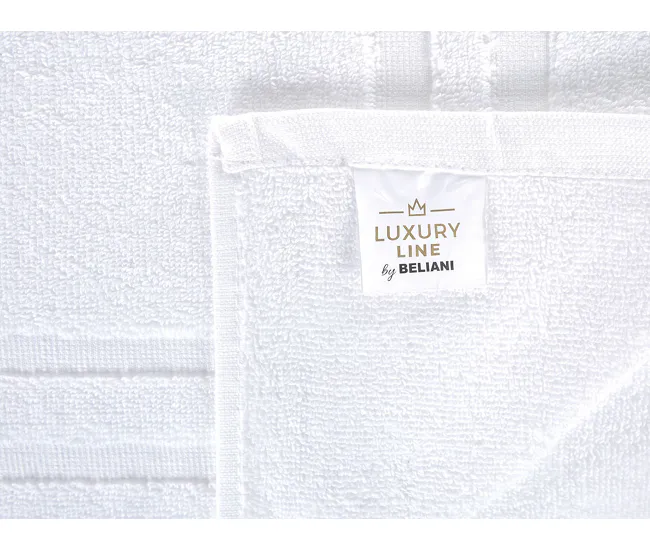 Bambú Ecológico Suave Conjunto de 9 toallas de algodón blanco ATIU