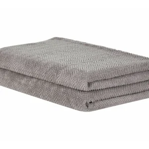 Bambú Ecológico Suave Conjunto de 2 toallas de algodón gris MITIARO