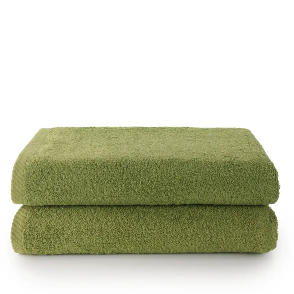 Bambú Ecológico Suave Set 2 Toallas baño (70x140) Hoja