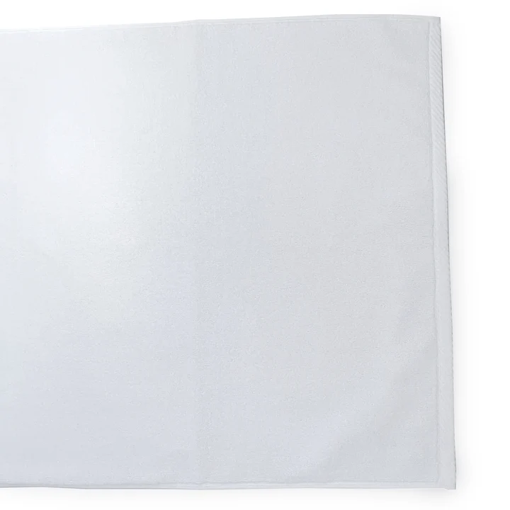 Bambú Ecológico Suave Tapete para Baño Blanco Liso de 50X75 Tapete Tipo Toalla de 300 gramos 100% Algodón, 30 piezas.