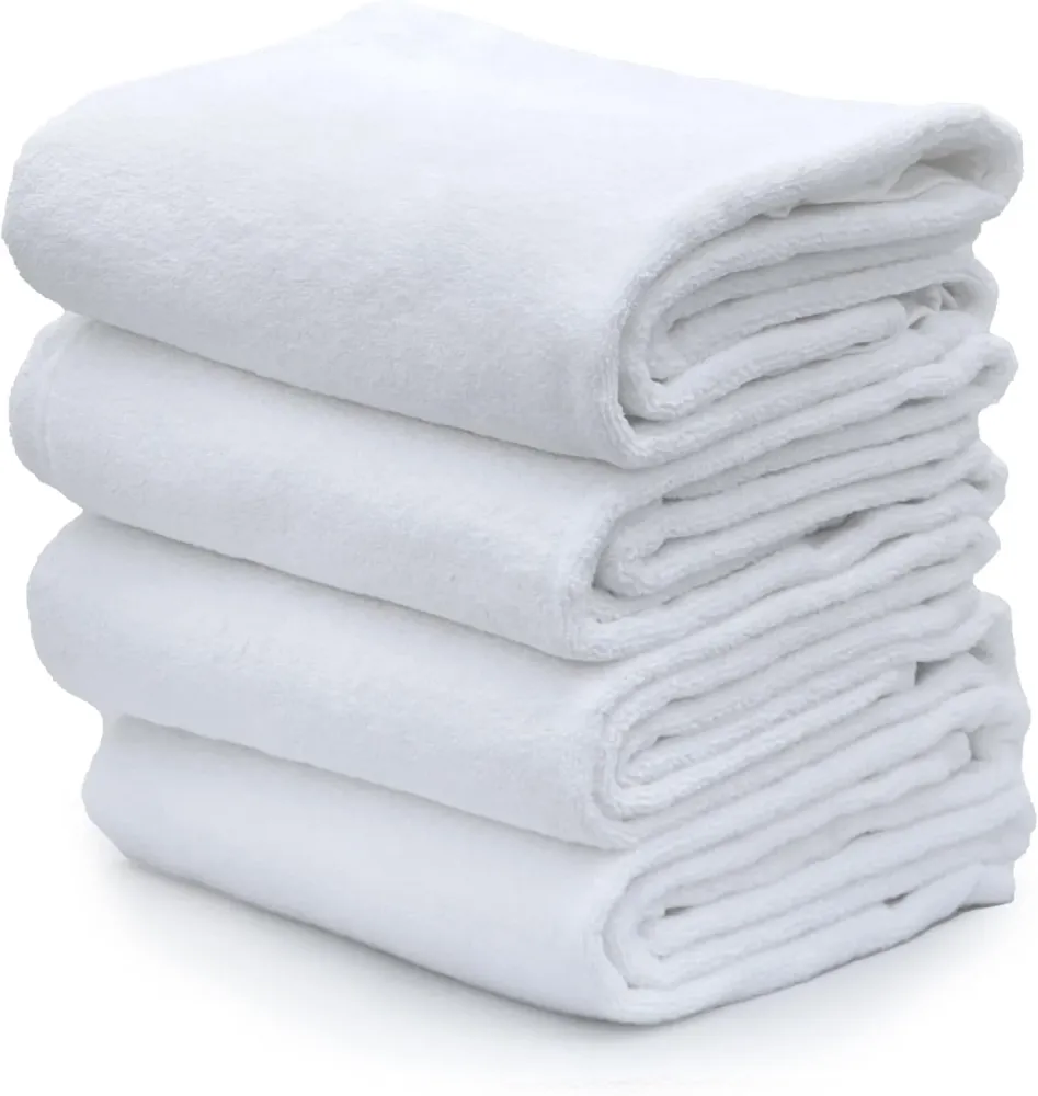 Bambú Ecológico Suave Toalla De Baño 100% Algodón Flexible, Blanca EQUIPAMIENTO HOTELERO