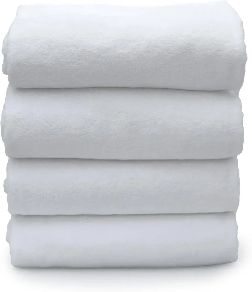 Bambú Ecológico Suave Toalla De Baño 100% Algodón Flexible, Blanca EQUIPAMIENTO HOTELERO