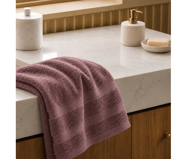 Bambú Ecológico Suave Toalla Lavabo (50x100cm) Vino Donegal Collections