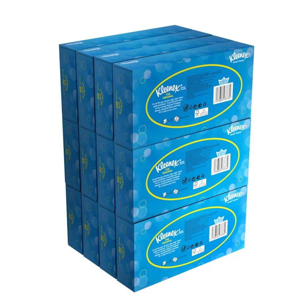 Bambú Ecológico Suave Toallas cosméticas de Kleenex® - Regular / blanco