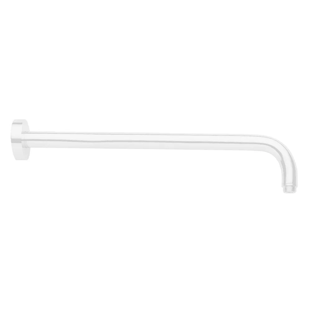 Braccio doccia tondo 40 cm ottone Bianco Opaco Paffoni