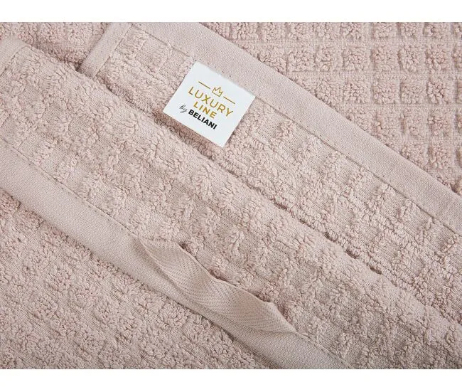 Conjunto de 11 toallas de algodón rosa ATAI | Alta Absorción y Suavidad